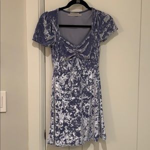 Good as new! xs light blue crushed velvet